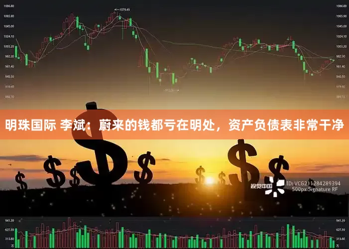 明珠国际 李斌：蔚来的钱都亏在明处，资产负债表非常干净