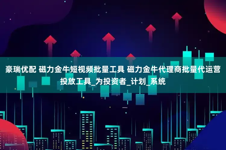 豪瑞优配 磁力金牛短视频批量工具 磁力金牛代理商批量代运营投放工具_为投资者_计划_系统