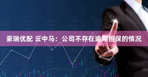 豪瑞优配 云中马：公司不存在逾期担保的情况
